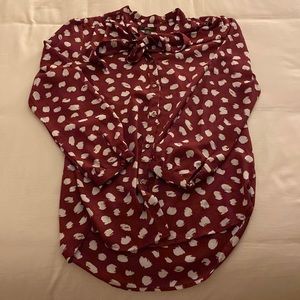 Longsleeve blouse with pussybow